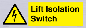 Lift Isolation Switch
